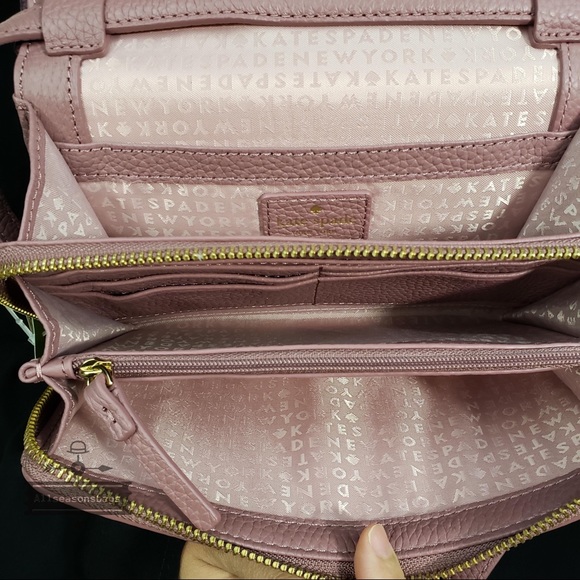 NWT kate spade NY avie Chester street rich rum bag - Picture 5 of 8